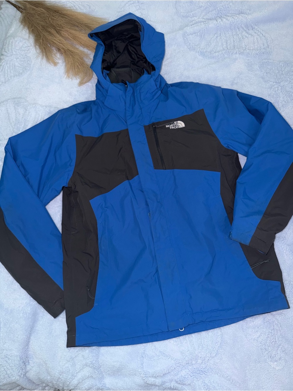 Mi Men's Blue and Gray Performance Jacket